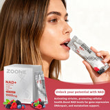 Caja de Zoone NAD Resveratrol, presentación premium