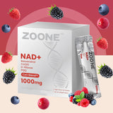 Espacio en el escritorio con Zoone NAD Resveratrol para foco