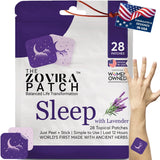 Parche Zovira Sleep en la pulsera, aroma calmante para facilitar la relajación nocturna.