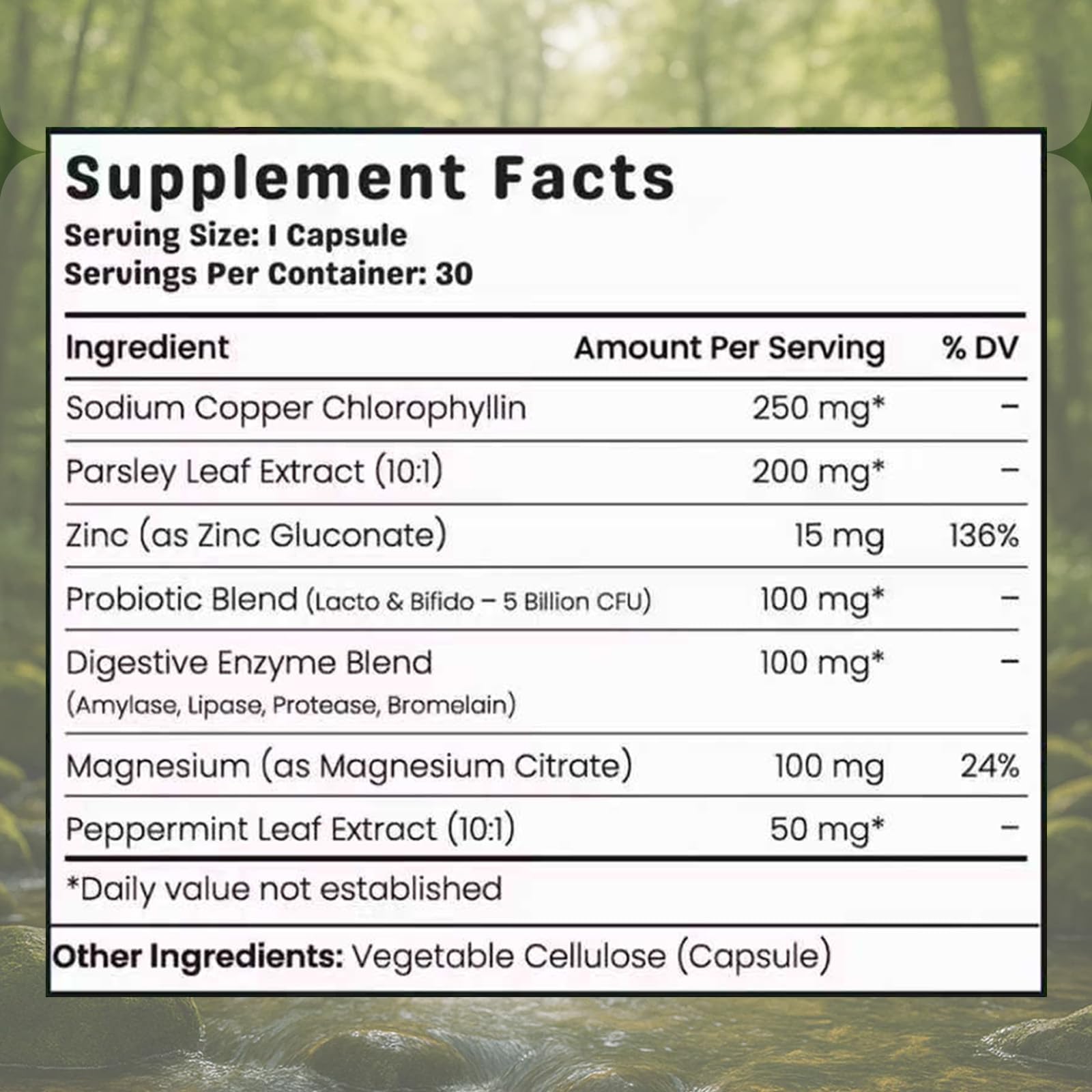 ZPX Ovouria aroma menta: aroma fresco para aliento agradable.