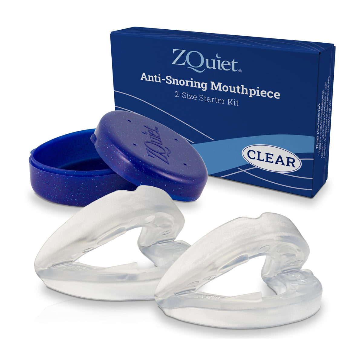 ZQuiet protector bucal talla 1 con ajuste mandibular para dormir mejor