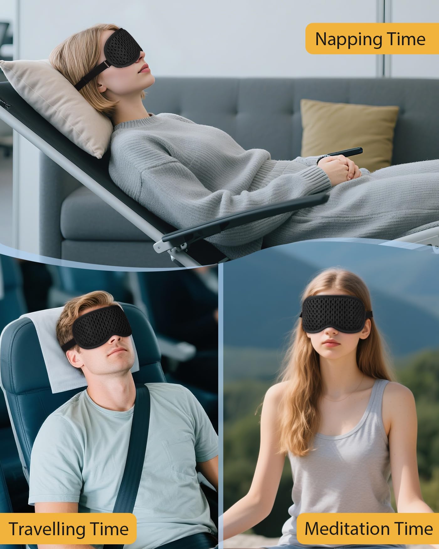 ZRUHIG ideal para viajes y vuelos para siestas tranquilas.