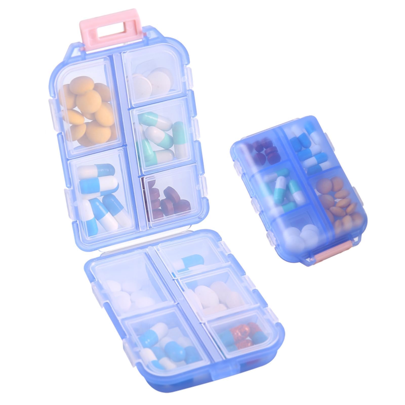 Zuihug organizador de pastillas, diseño compacto cabe en el bolso.