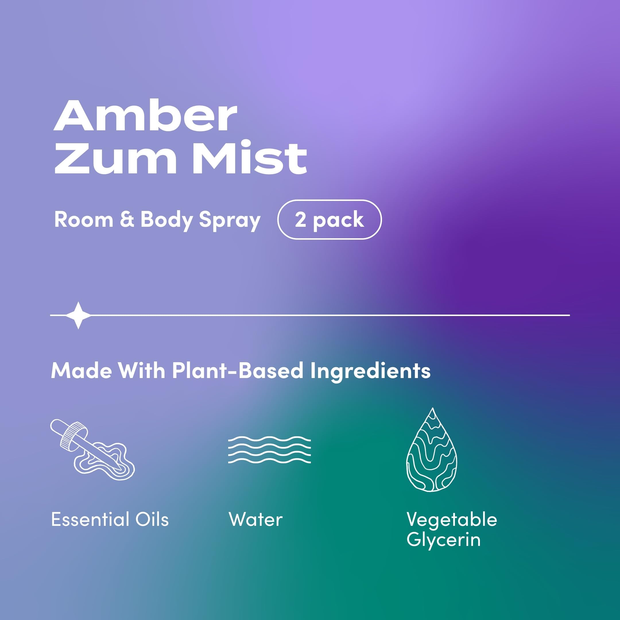 Zum Indigo Wild Mist: neblina ambiental para baño y coche, aroma duradero.