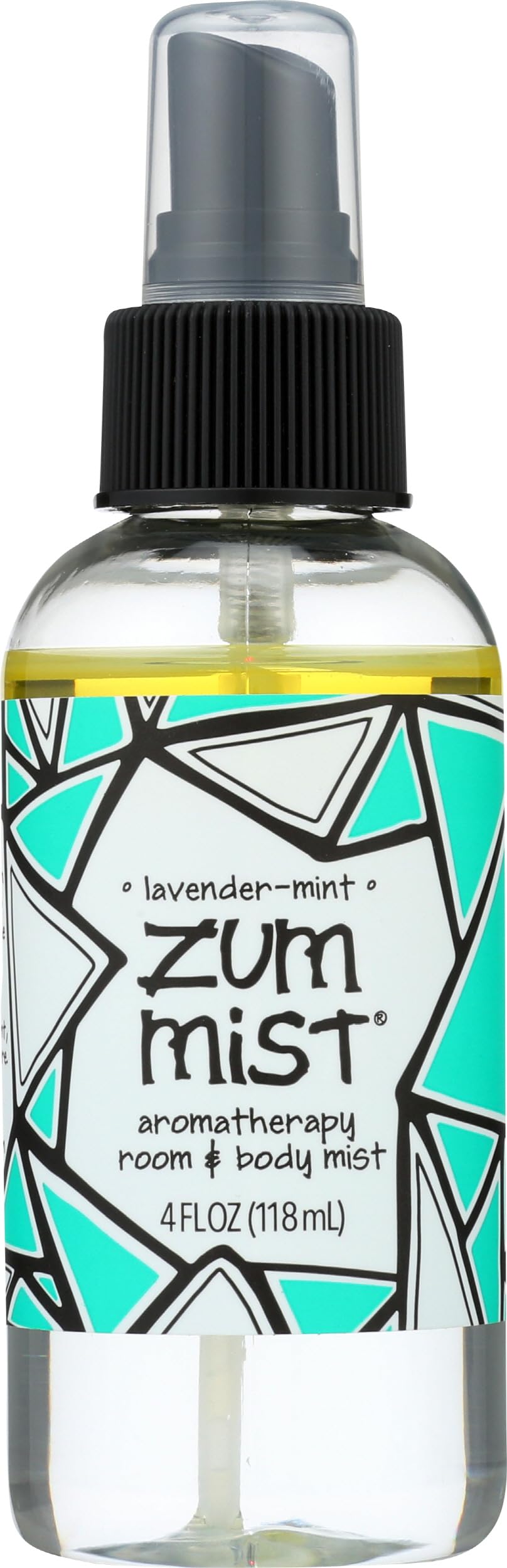 Indigo Wild Zum Mist Lavanda-Menta, frasco de 4 oz para aromaterapia diaria.
