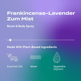 Frasco Zum Mist para ambiente y cuerpo con aroma calmante