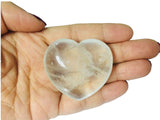 Zungtin Corazón de cristal tallado, pieza decorativa para armonía y concentración.