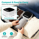 ZUOHE Enema Kit: batería de 2400 mAh para uso en casa o de viaje.