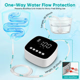 ZUOHE Enema Kit: sistema anti-retorno para mayor seguridad durante el uso.