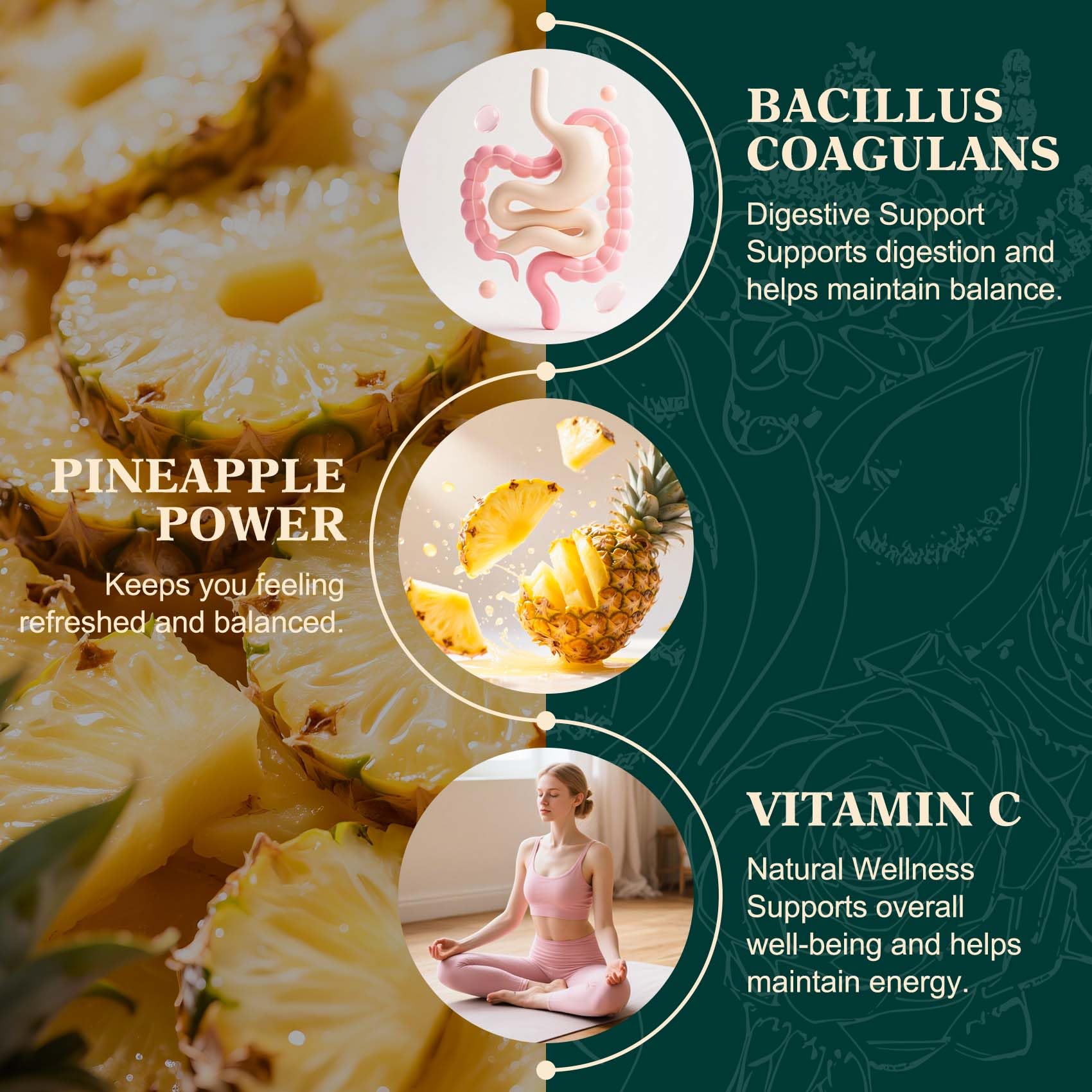 Gominolas ZuriVitaNex con sabor-pina-tropical para rutina agradable.