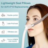 Almohadilla ZURNMED para AirFit P10, proporciona sellado confiable y evita fugas.