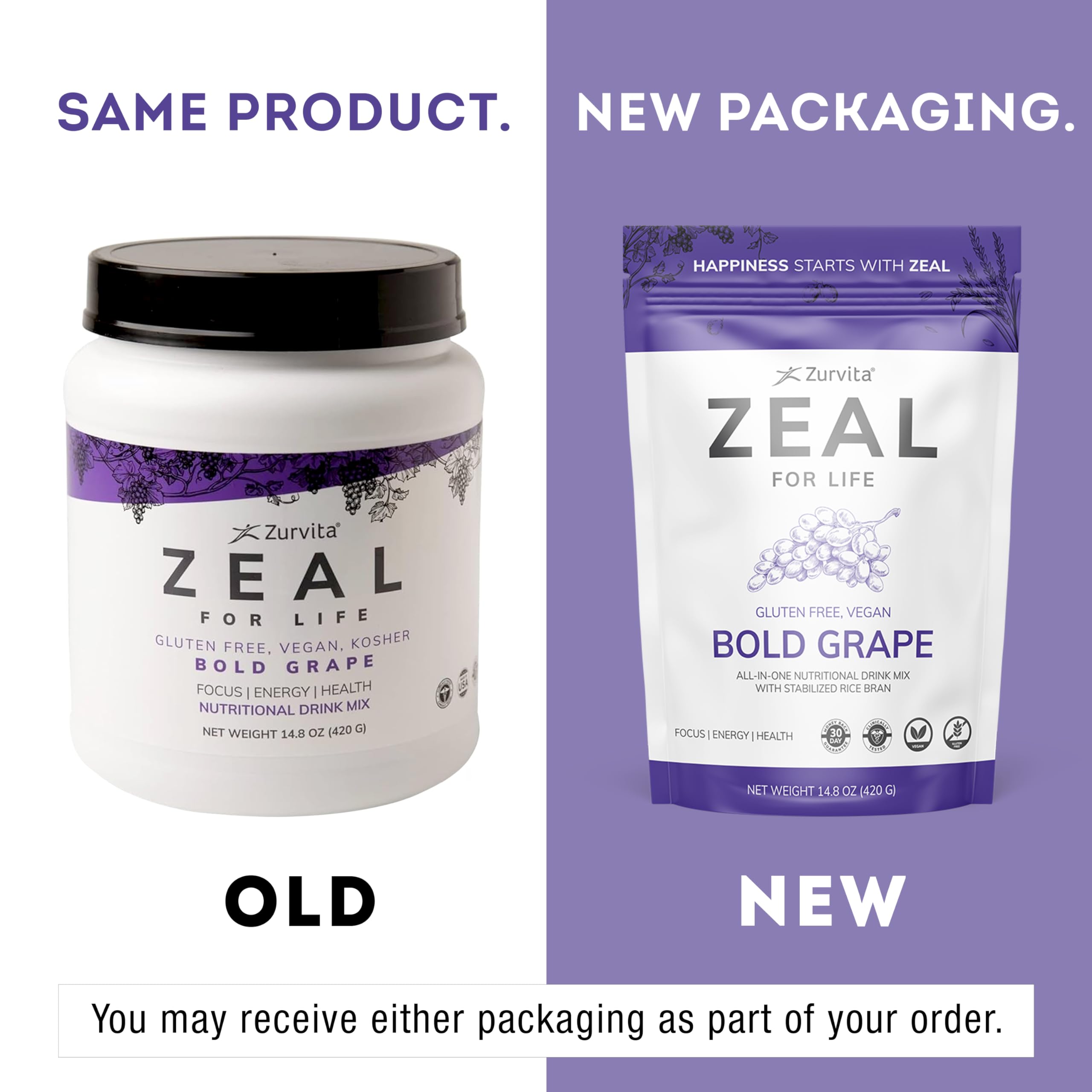 Zurvita Zeal para la Vida, cucharada medidora para dosis fáciles.