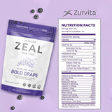 Zurvita Zeal para la Vida, mezcla en vaso para energía sostenida.