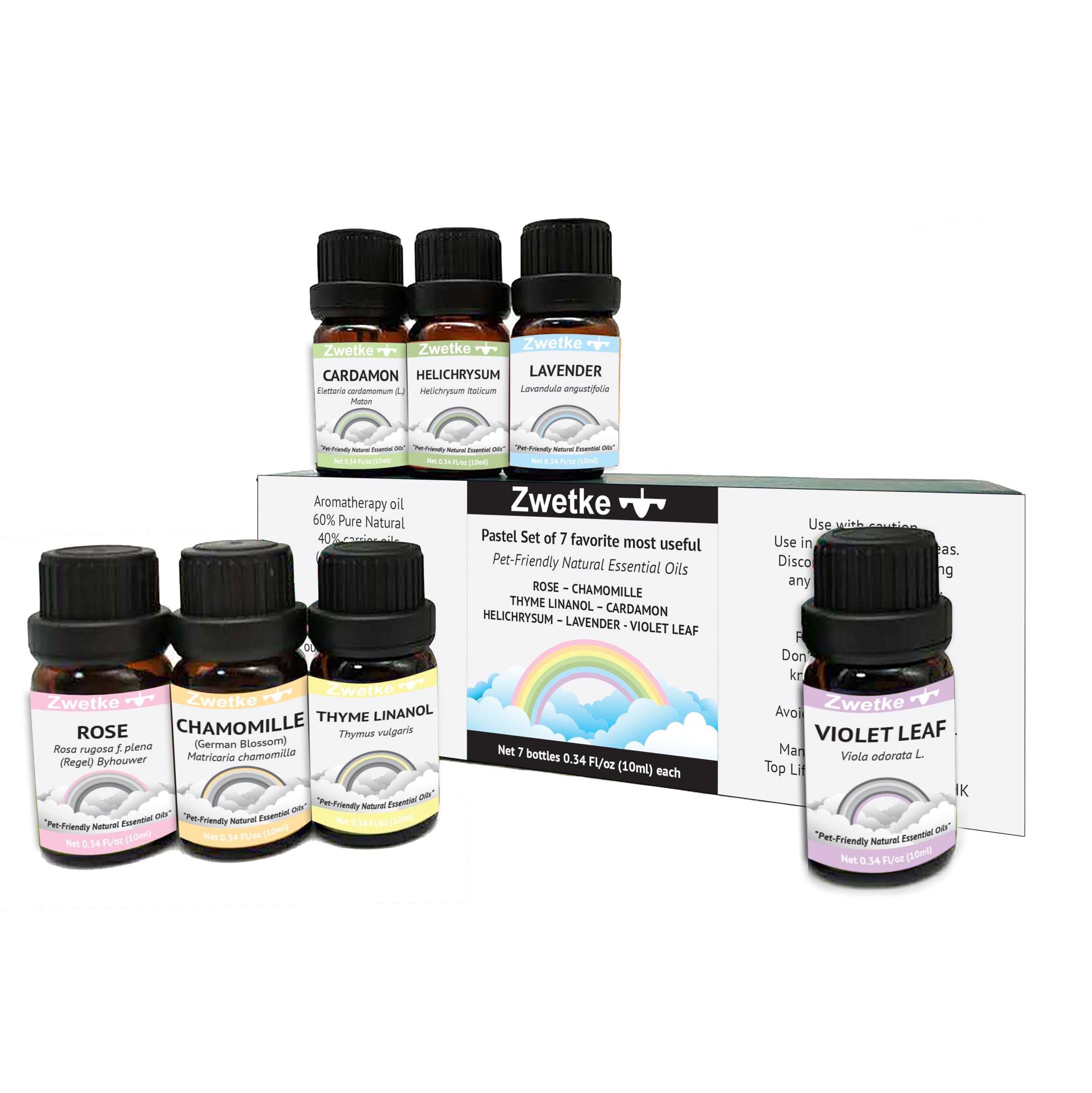 ZWETKE rosa: aceite esencial para difusor y bienestar en casa.