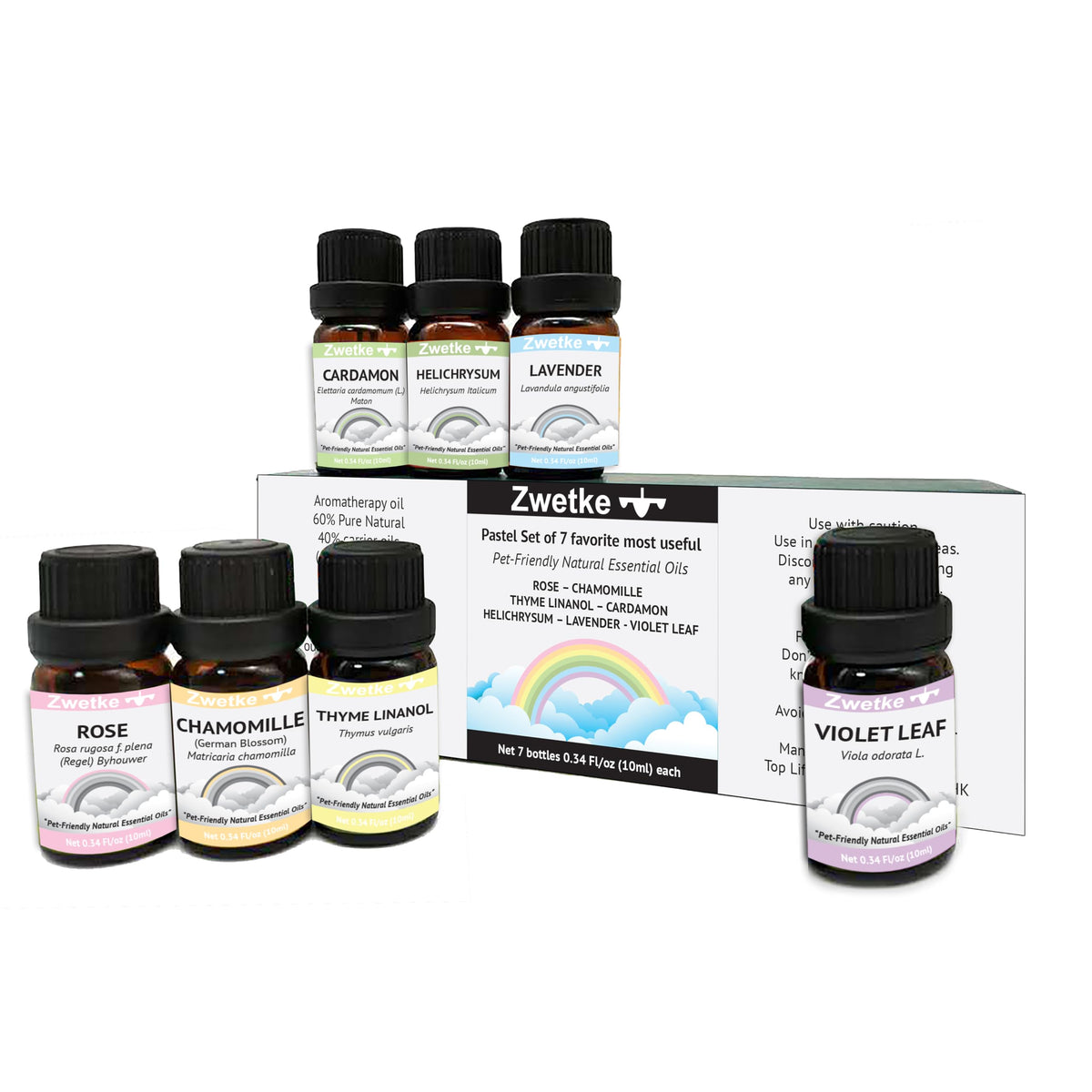 ZWETKE rosa: aceite esencial para difusor y bienestar en casa.