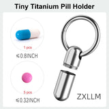 ZXLLM anillo de silicona impermeable protege la medicación al aire libre
