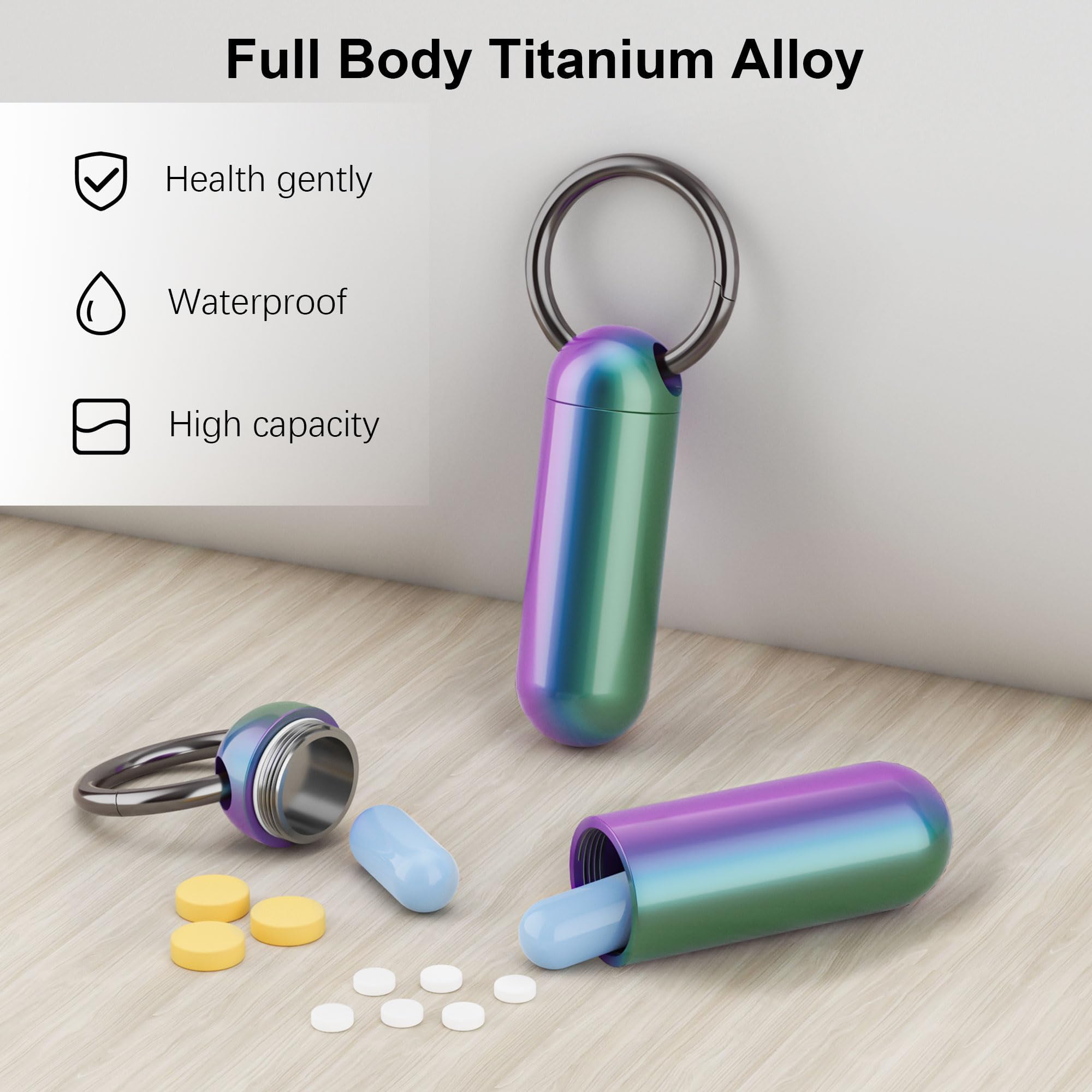 Diseño de cápsula compacto ZXLLM, ideal para bolsillos y mochilas