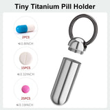 ZXLLM estuche titanio con anillo de silicona impermeable para exteriores