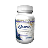 ZYCAL Ostinol: botella de cápsulas para apoyar la salud ósea y articular.