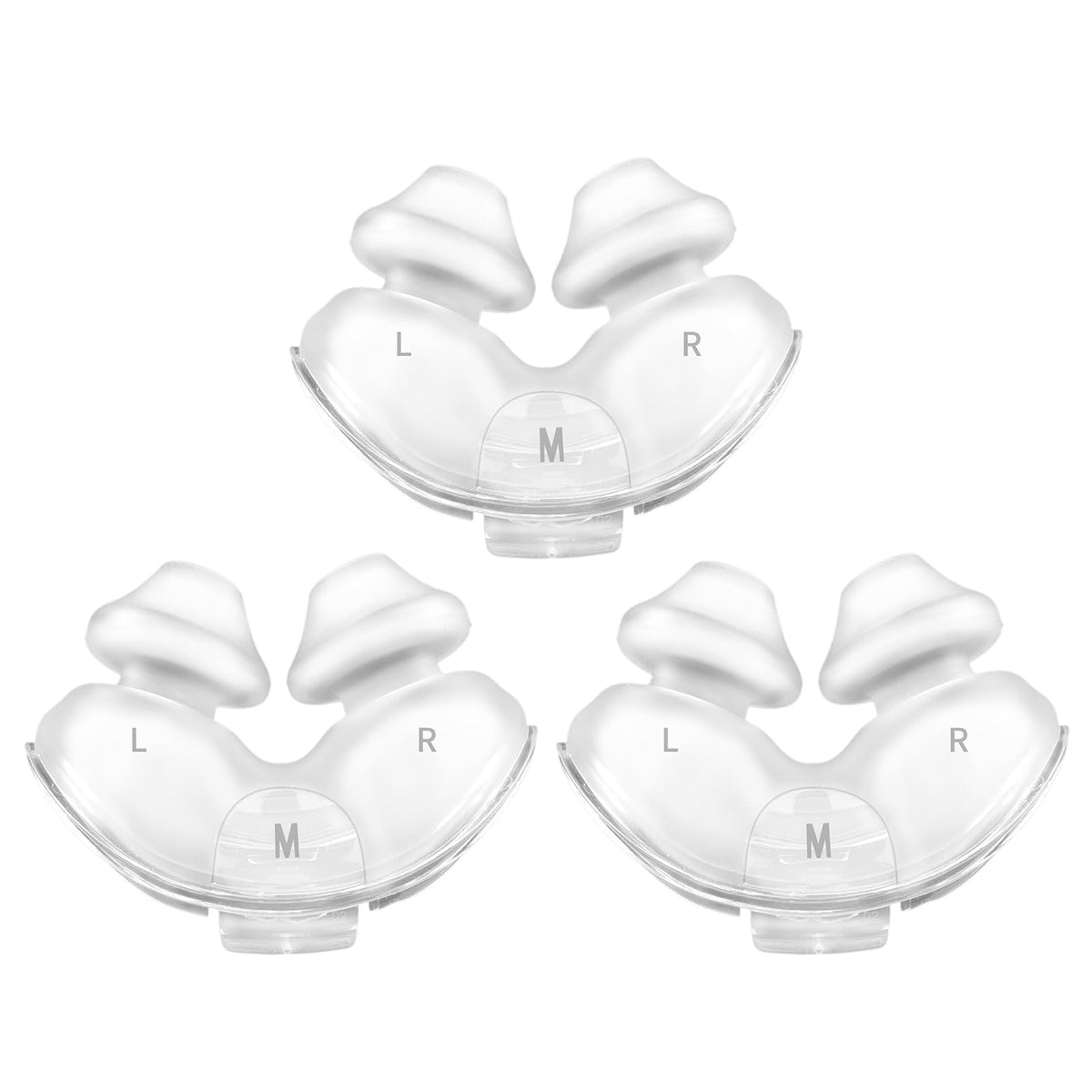 ZYG Almohadillas nasales AirFit P10 mediano con ajuste cómodo y sello estable.