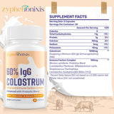 Zypherionixis colostro igG 60% para defensa natural
