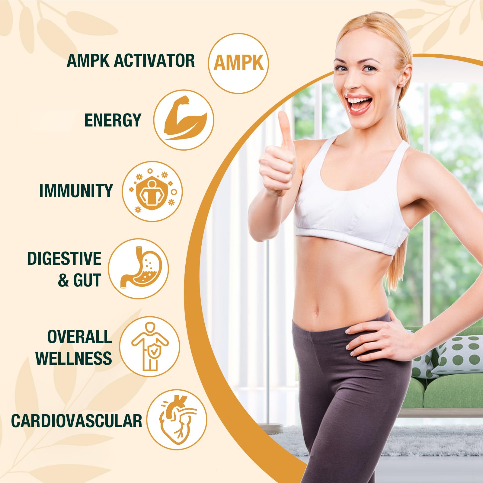 Prebioticos y jengibre en Zypherionixis Berberine Drops para soporte digestivo.